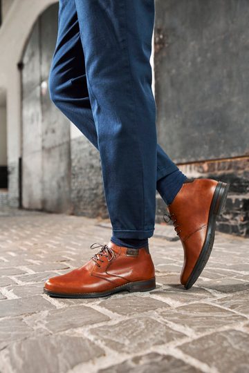 Rieker pánský elegantní kotník hnědý 10301-24