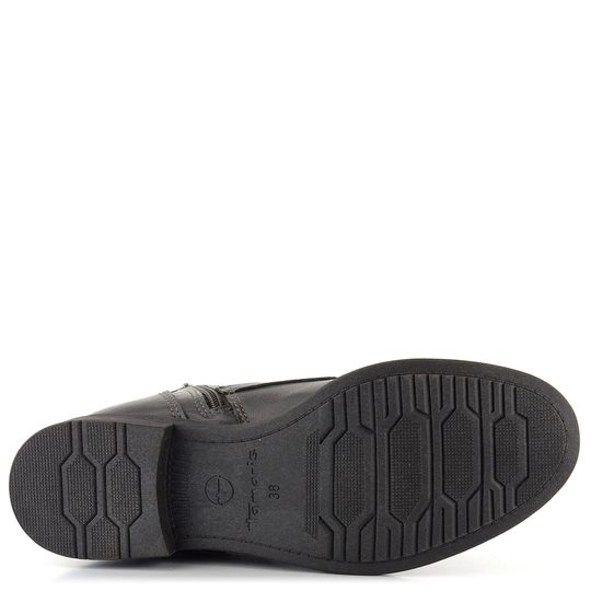 Tamaris tmavě šedý kotník se zipem 1-25107-29