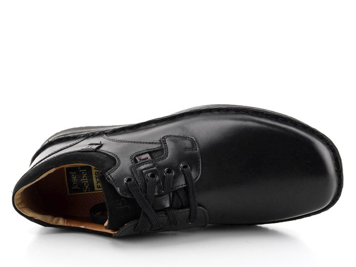 Josef Seibel polobotky extra široké černé 43390946