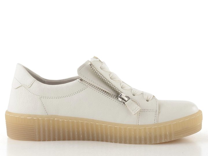 Gabor kožené polobotky se zipy latte 83.334.20