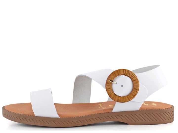 Marila páskové sandály Amster Blanco