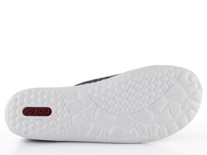 Rieker tmavo modré poltopánky s pružným šnurovaním 52805-14