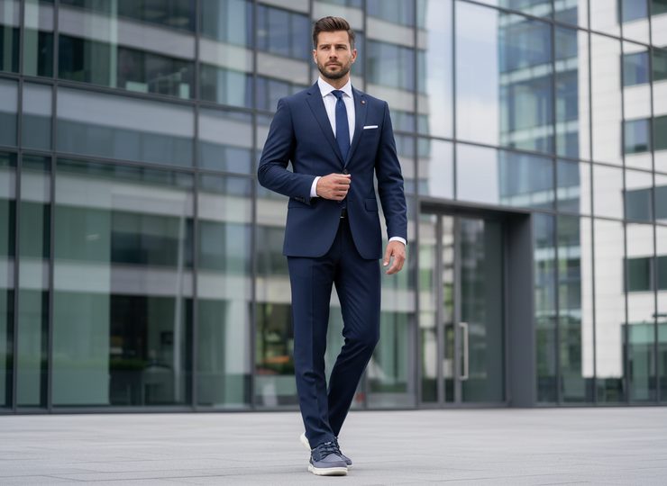 Bugatti pánske poltopánky modré 321-AW502-6900