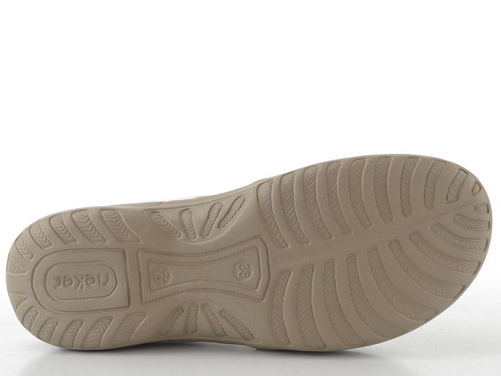 Rieker bílé sandály s gumičkami 64870-81