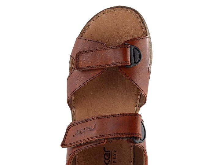 Rieker pánské páskové sandály světle hnědé 21461-24