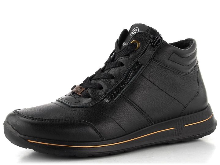 Ara širší kotník černý Osaka 12-24808-01