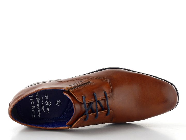 Bugatti hladké koňakové poltopánky 313-A3S05-3000