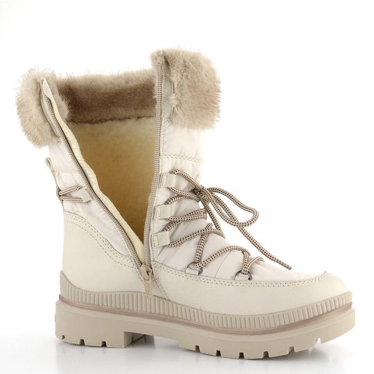 Remonte šnurovacia členková obuv s membránou biela D0C81-80