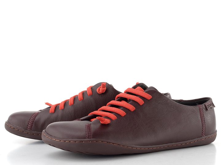 Camper prozouvací polobotky Peu burgundy K200514-064