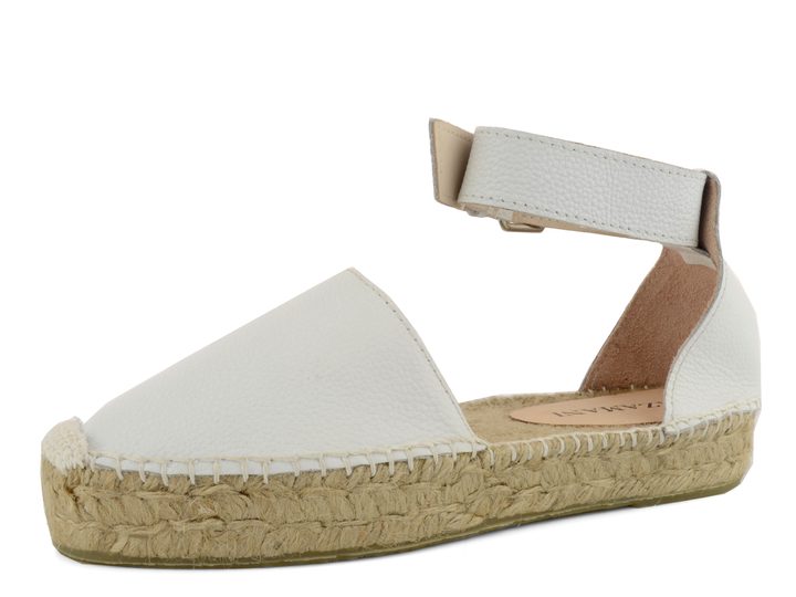 Lazamani sandály Espadrilky bílé