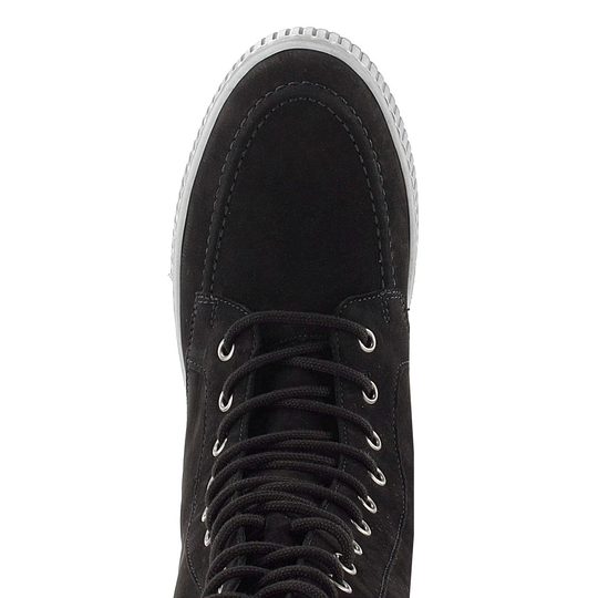 Gabor kozačky šněrovací nubukové černé 73.563.17