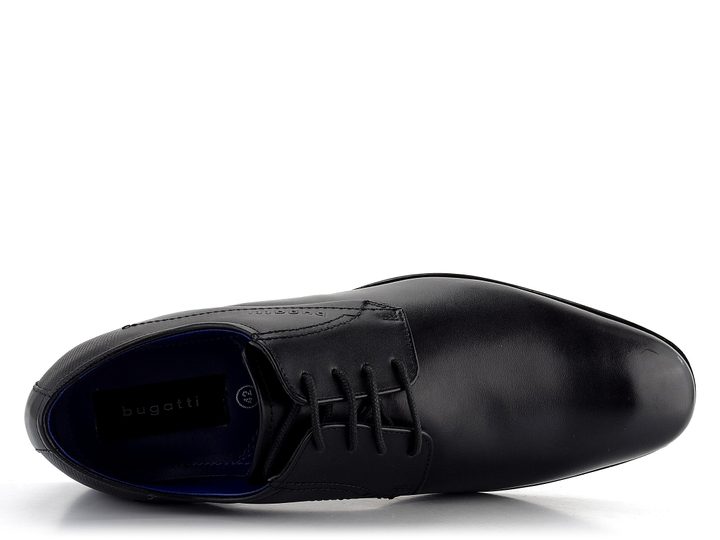 Bugatti černé derbové polobotky 311-66605-1000