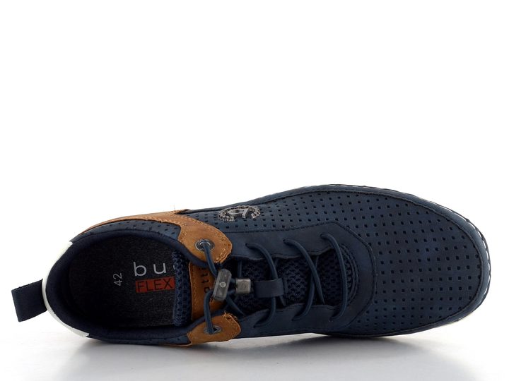 Bugatti modré kombinované polobotky 321-ASG03-5000