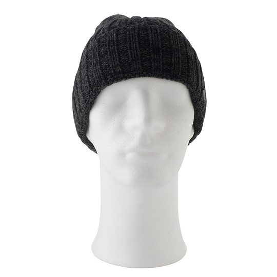 Bugatti pánská pletená čepice melírovaná charcoal 629312-980