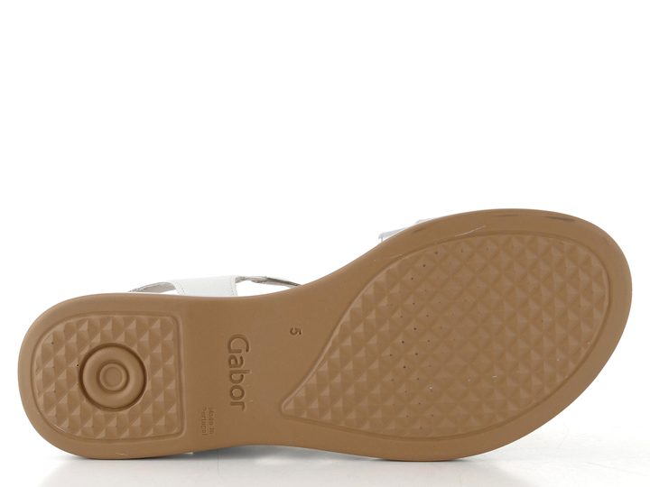 Gabor sandály na platformě silber/weiss 82.733.51