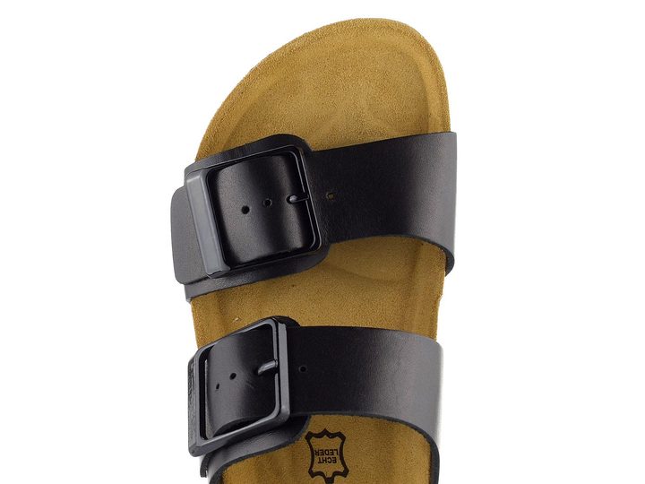 BIO Life pantofle fuzbetové černé 2011.71 Pisa/820