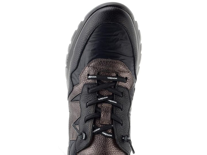 Wonders dámské tenisky na platformě negro/plomo A-2491