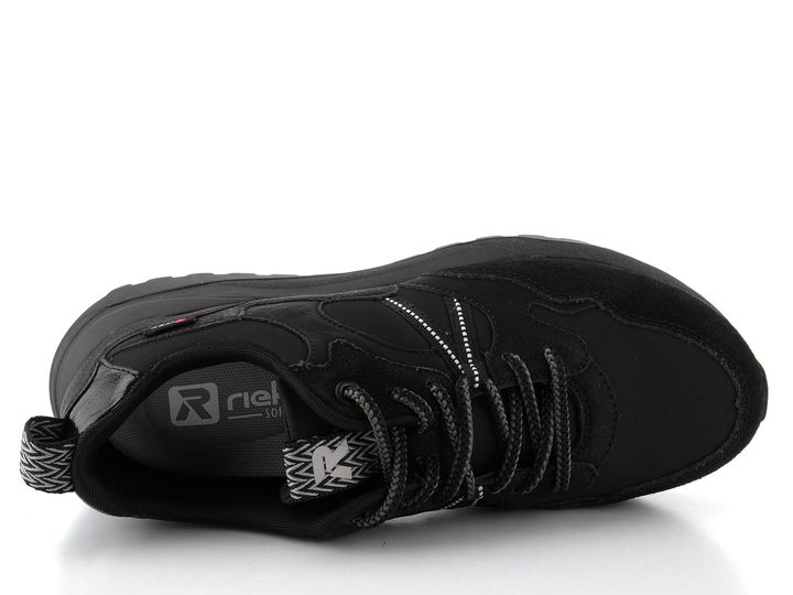 Rieker Sport čierne tenisky s membránou W2501-00