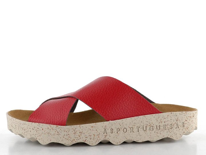 Asportuguesas červené pantofle P018276002