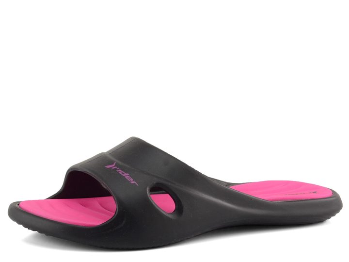 Rider dámske šľapky Slide Feet  Black/Pink 81907