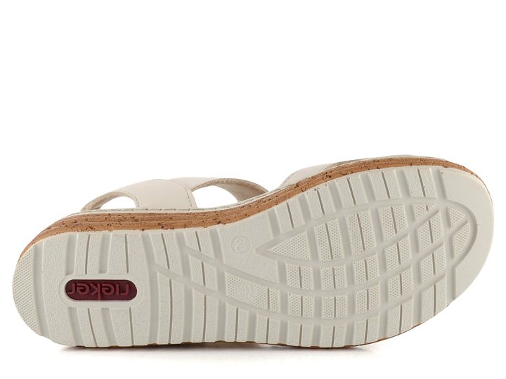 Rieker sandále s variabilnými pásikmi Porzellan 62760-60