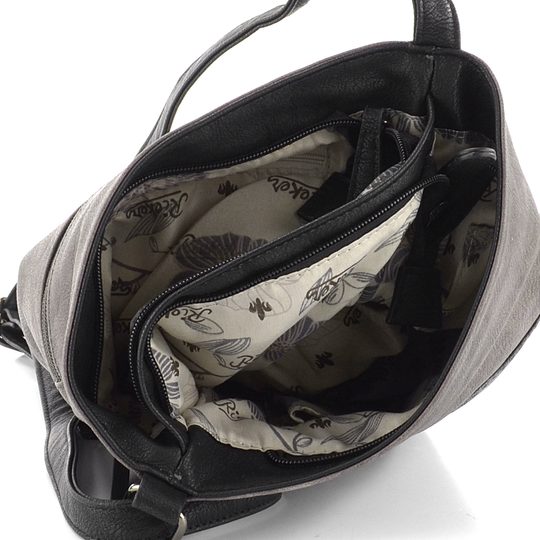 Rieker crossbody kabelka čierno-šedá H1301-45