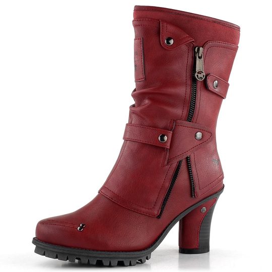 Mustang poločižmy červené tieňované 1141-606