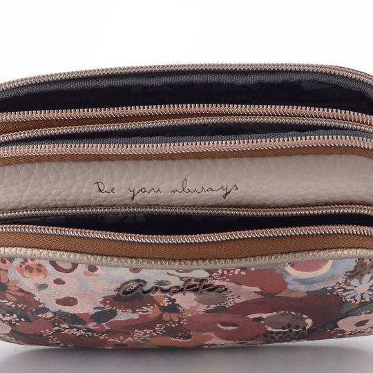 Anekke malá béžová/barevná crossbody kabelka 43653-445