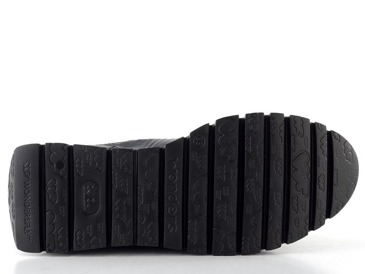 Wonders dámské tenisky na platformě negro/plomo A-2491
