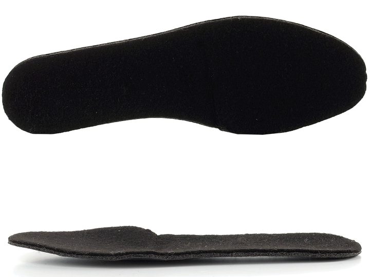 Barton elegantní kotník na podpatku černý s potiskem 2670