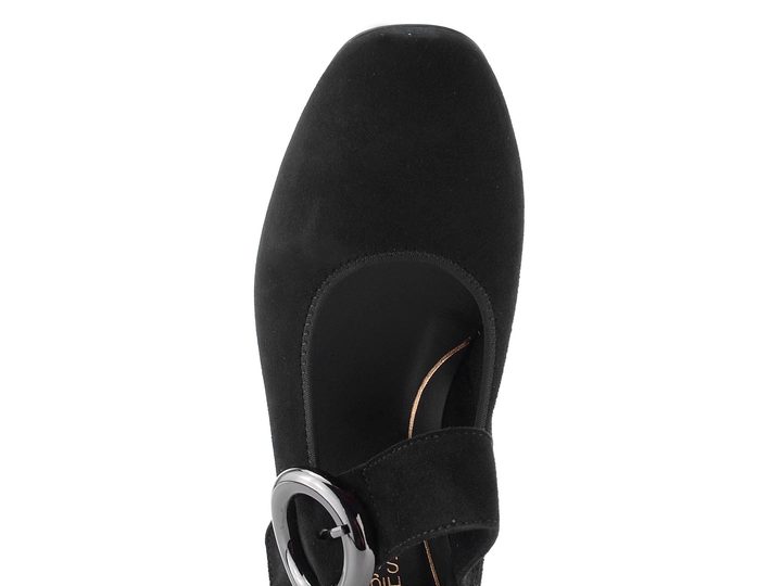 Ara širší lodičky s nártovým páskem Graz Black 12-20434-01