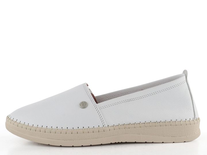 Looke kožené mokasíny Pascaline white L1192_03