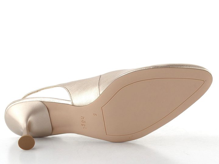 Högl metalické lodičky s voľnou pätou lightbro 1-106101-7800