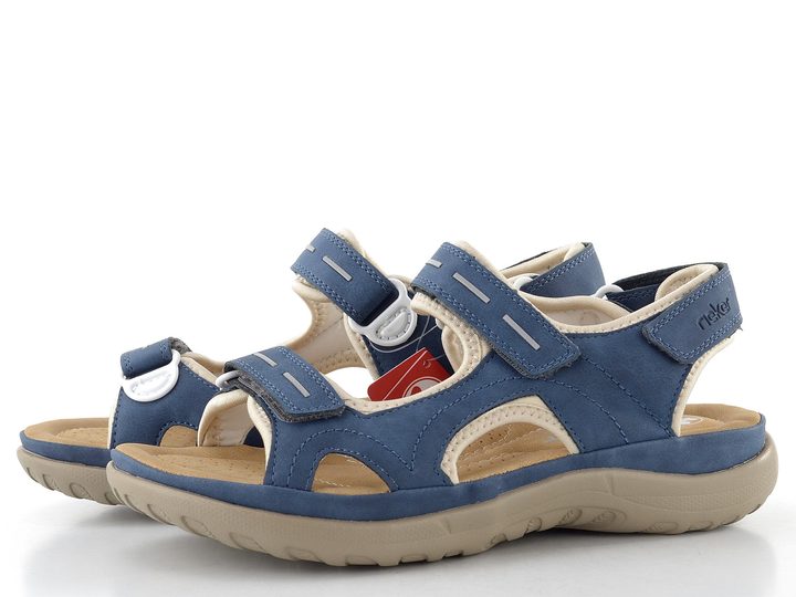 Rieker modré sportovní sandály 64856-14