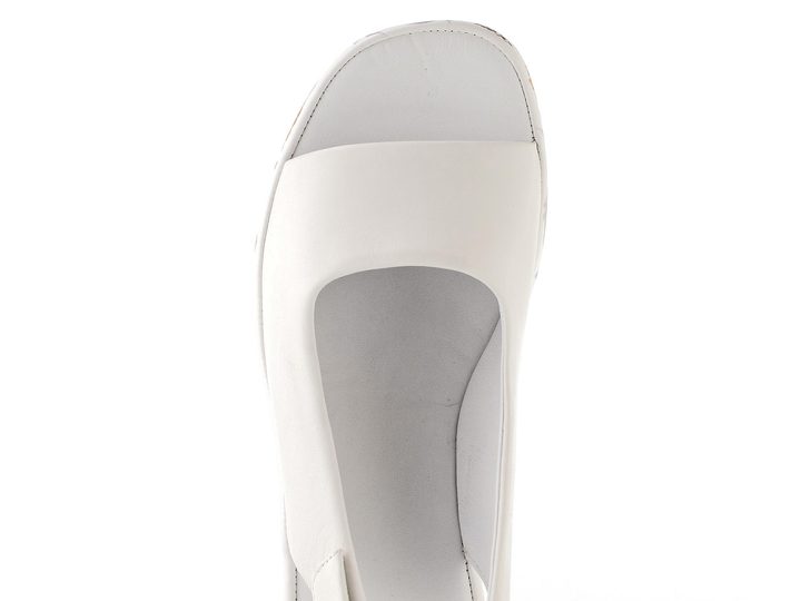 Högl sandály na barevném klínu weiss/multi 1-102519-0299