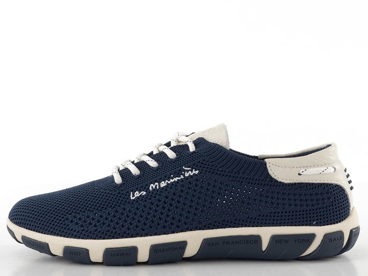 TBS tmavě modré úpletové tenisky Q7002 Jazaria