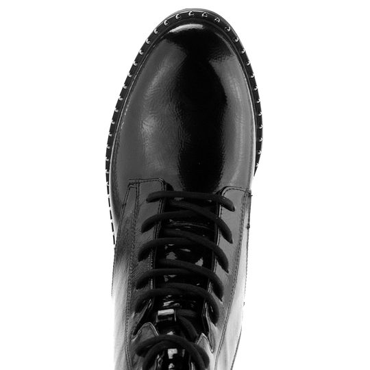 Tamaris lakovaný kotník Black Patent 1-25102-41