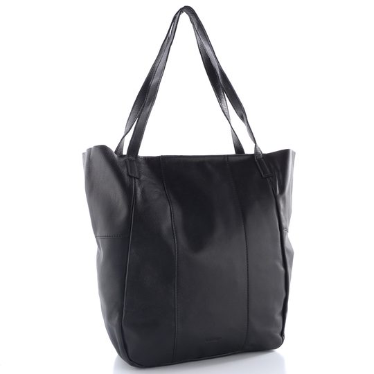 Lagen kožená shopper kabelka černá BLC-23-2736