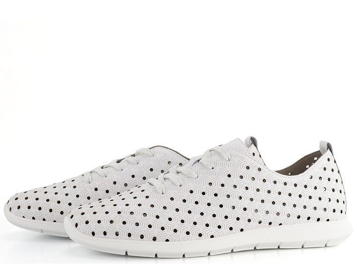 Remonte biele prerezávané poltopánky R7101-80