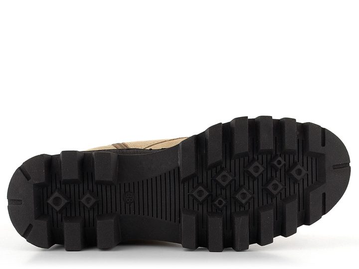 Barton semišové polobotky béžové 2233