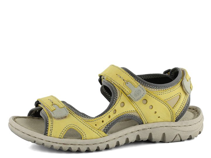Josef Seibel kožené sandále žlté 63817904