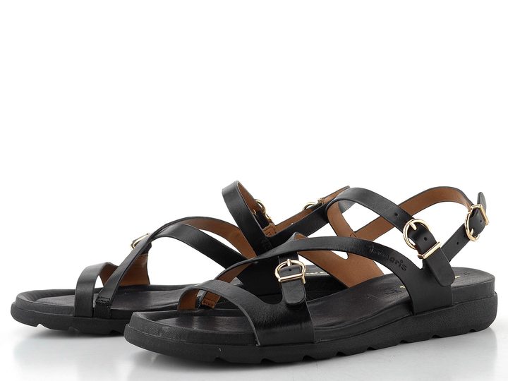 Tamaris páskové sandály černé 1-28231-46