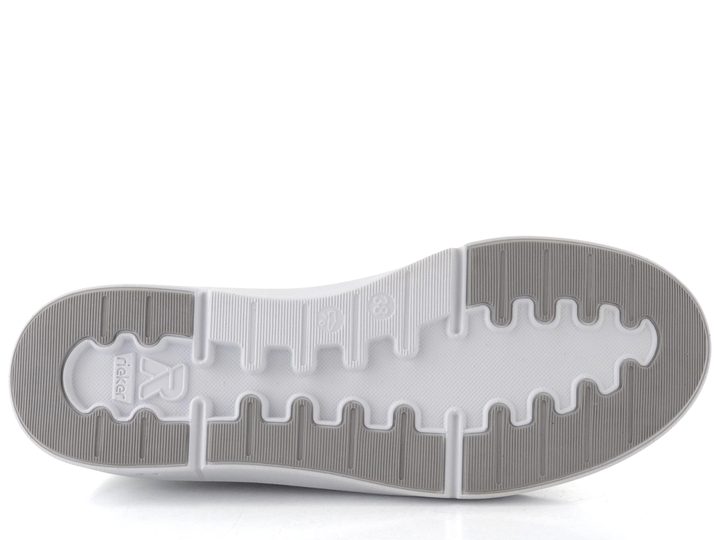 Rieker Revolution kožené biele sneakers tenisky 41902-80