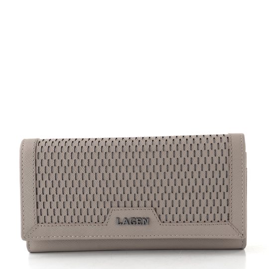 Dámská luxusní kožená peněženka safiáno Taupe BLC/5704/123