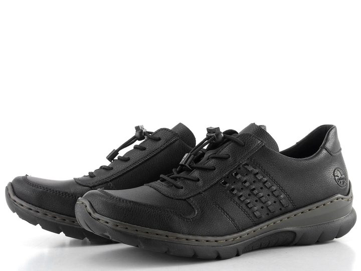 Rieker černé prozouvací polobotky L32F3-00