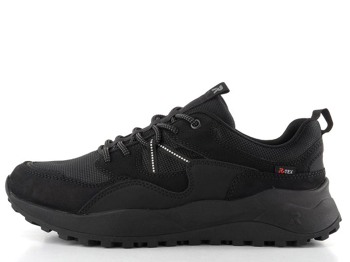 Rieker Sport pánske čierne tenisky s membránou U1301-01