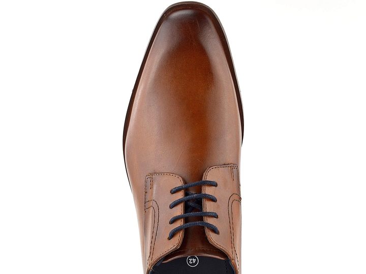 Bugatti hladké koňakové poltopánky 312-75203-1100