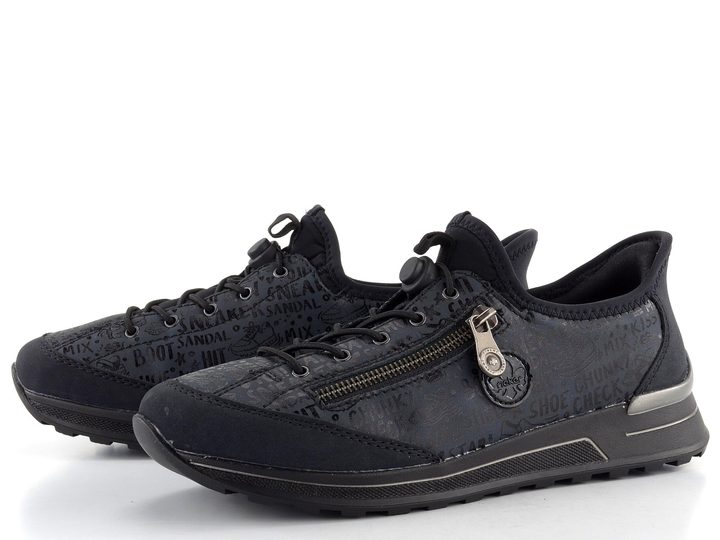 Rieker nazúvacie poltopánky tmavo modré N1455-14