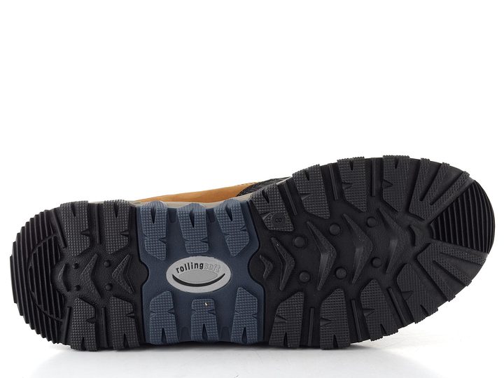 Gabor Rollingsoft pánské kožené polobotky espresso/timber/black 8005.15.02