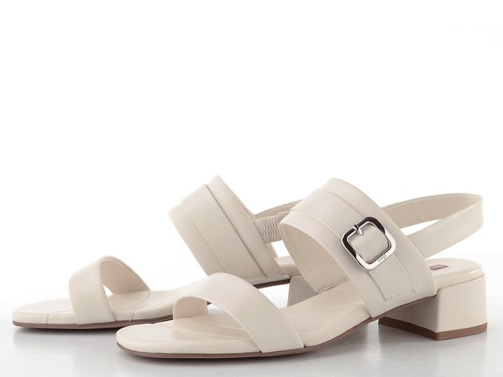 Högl luxusní sandály na podpatku creme 1-102610-1200